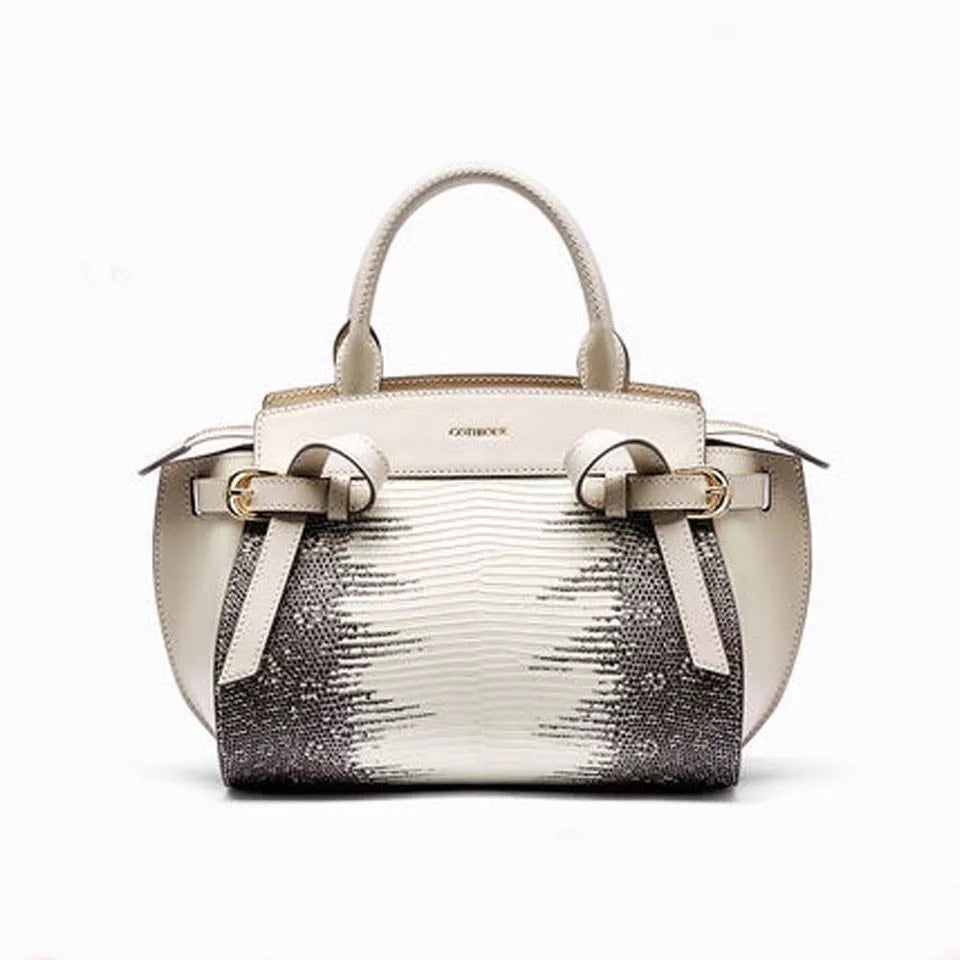 Lizard leather Tote, 'Liz'