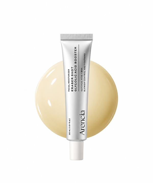 Arencia Eraser Shot  Glycolic Acid + BHA Blemish Control & Soothing Booster (30g)