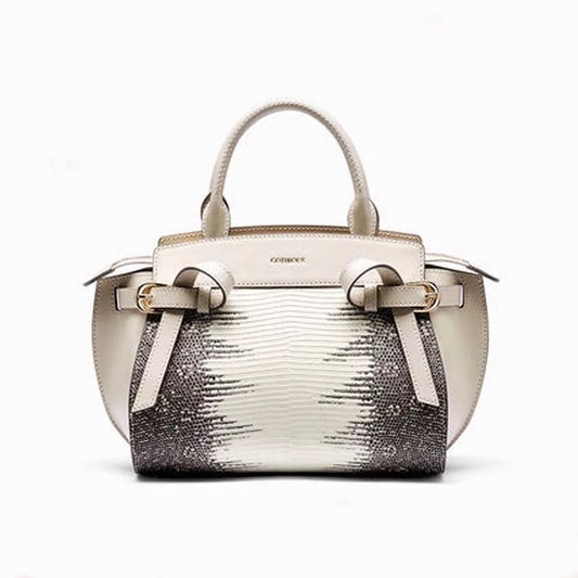 Lizard leather Tote, 'Liz'