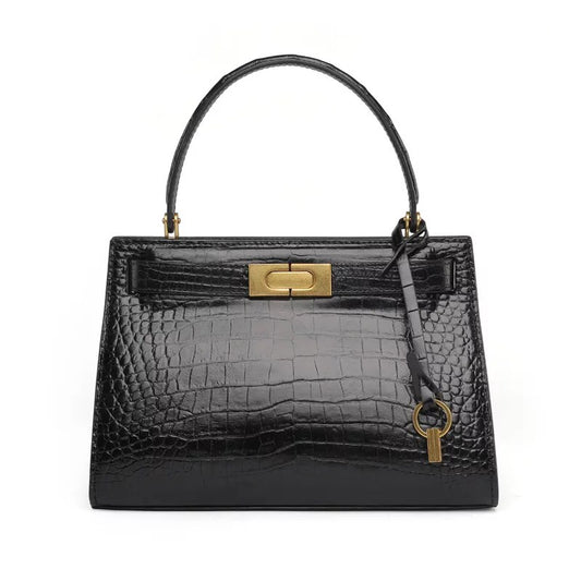 Crocodile leather Handbag 'Manhattan'