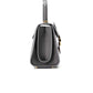 Ostrich leather handbag, Grey 'Miami'