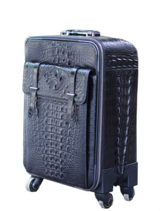 BERBERA TROLLY CROCODILE LEATHER, AVIATOR